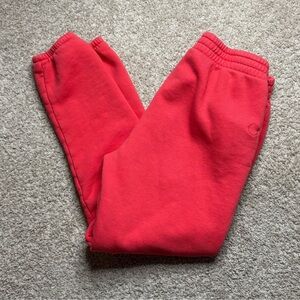 Outdoor Voices Red Track Joggers